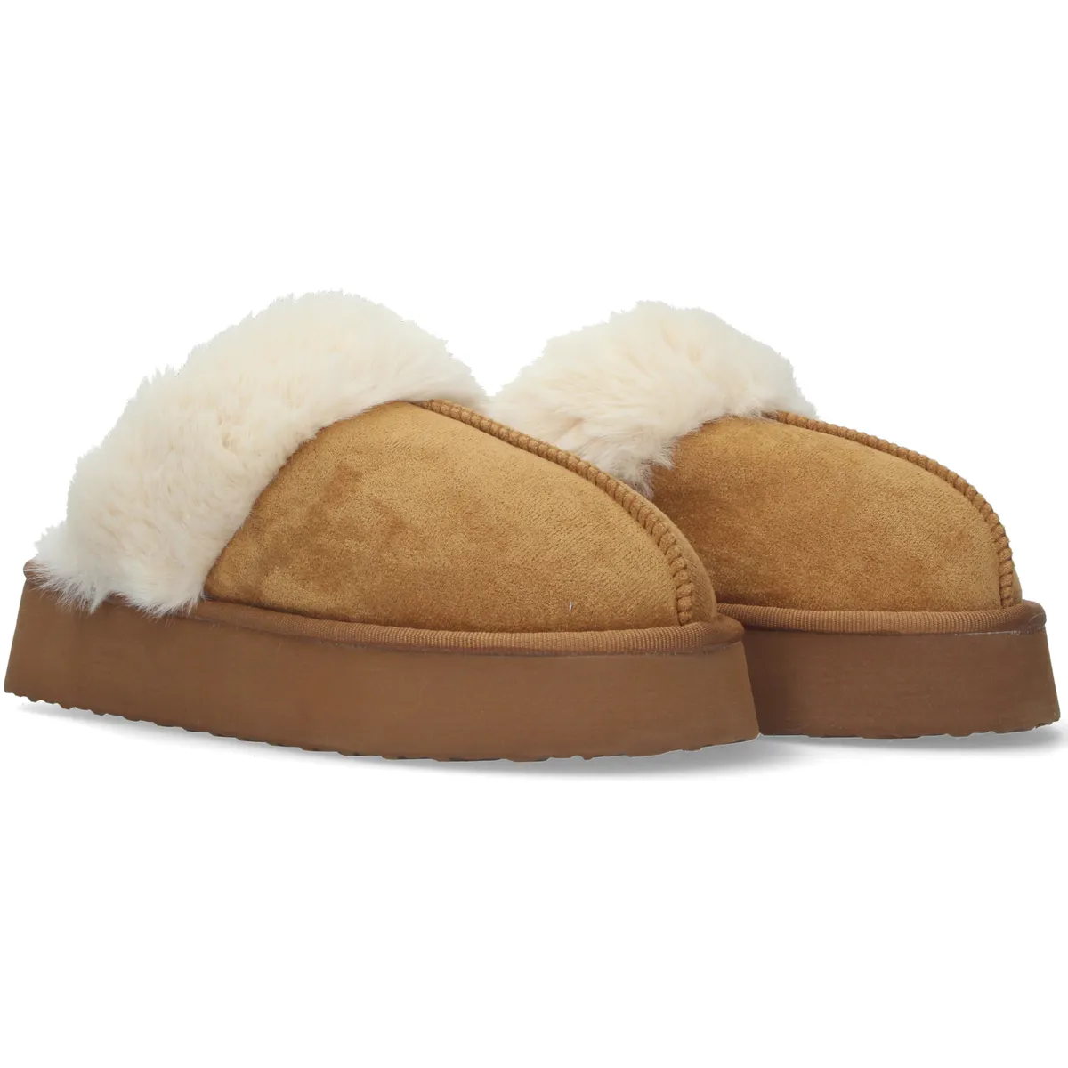 Zapatilla forrada de pelo