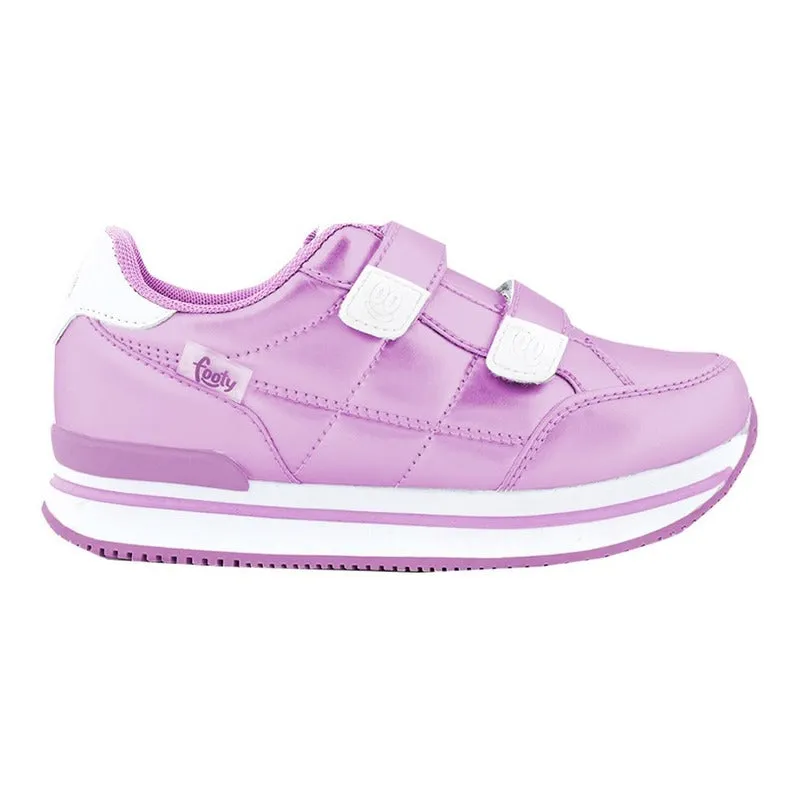 ZAPATILLAS  FOOTY METALIZADAS  NIAS