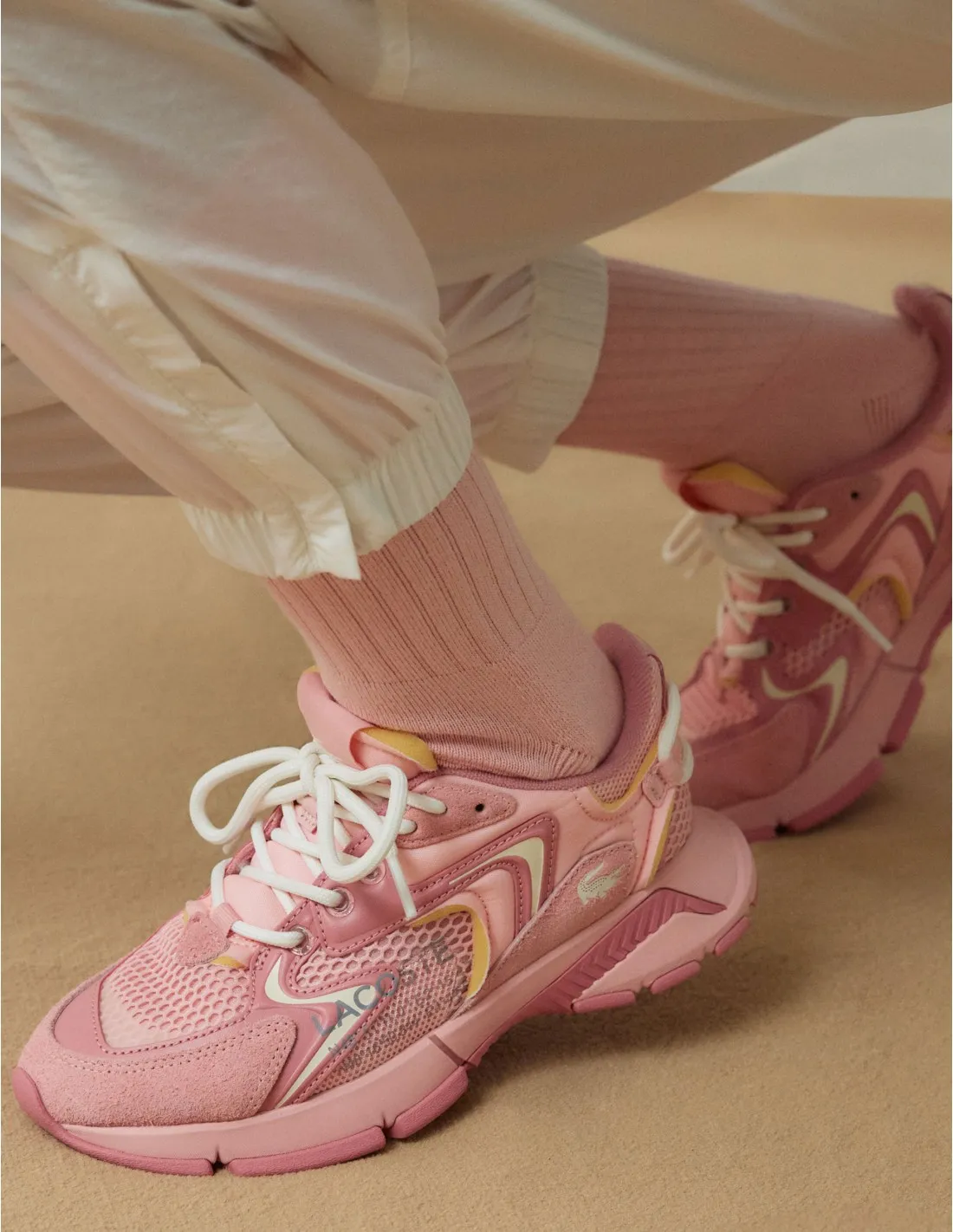 Zapatillas LACOSTE L003 Neo Rosas