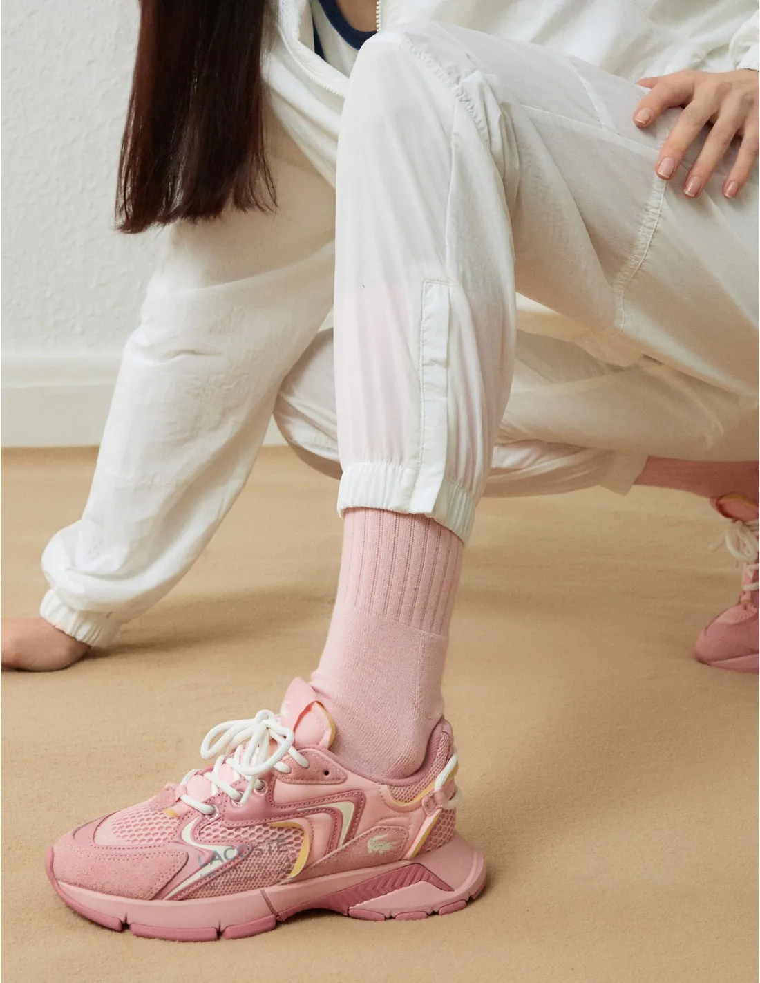 Zapatillas LACOSTE L003 Neo Rosas