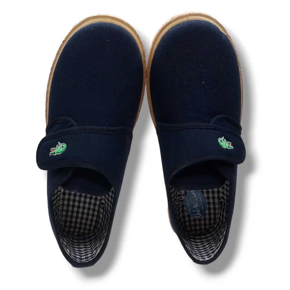 Zapatillas Lona Vulpeques 1034 MARINO CORDONETS