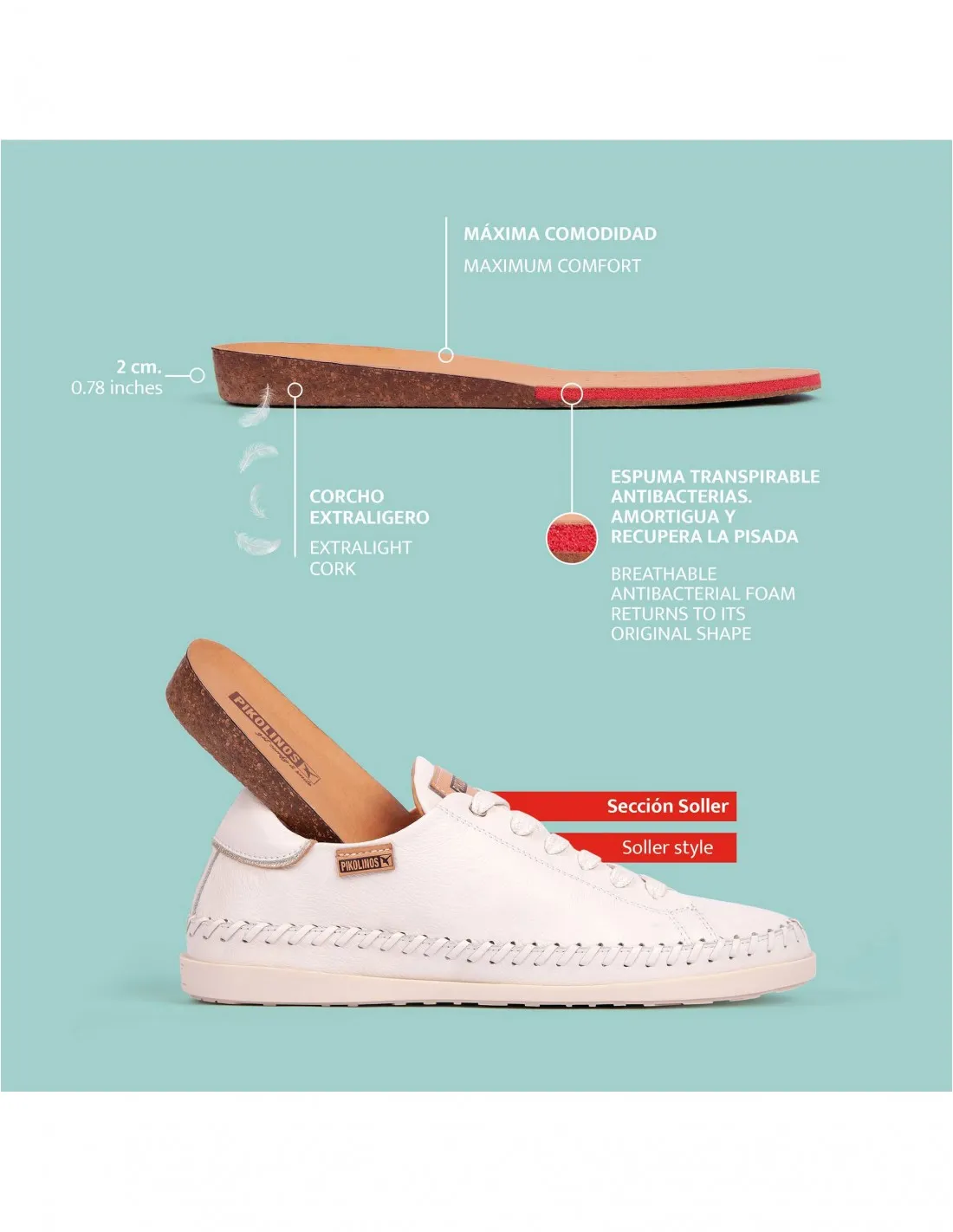 Zapatillas Vestir PIKOLINOS Cuero