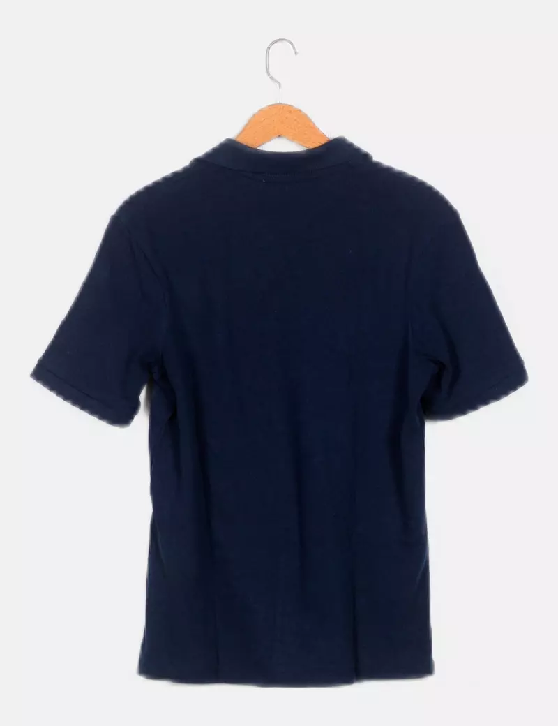 Zara Polo azul casual