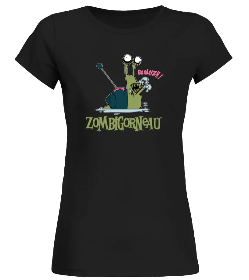 Zombigorneau Camiseta cuello redondo Mujer